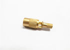 China Bulkhead RF Coaxial Connectors SMB Male to Male Plug Straight Adapter 50 Ohm supplier
