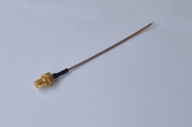 China Wireless Industrial RF Cable Assembly Extension SMA Female With Pigtail RG178 Cable supplier