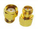 Gold Plating RF Coaxial Connectors SMA Male to Female Adapter 50 Ohm 1.9 VSWR supplier