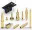 Brass Spring Loaded Pogo Pin Connector , Electrical Contact Pins 1 / 3 / 6mm supplier