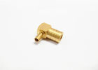 China Snap On Latched SMB RF Coaxial Connectors Female For Simi - Rigid RG 405 Cable supplier