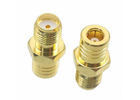 China Gold Plating RF Coaxial Connectors SMA Female to SMB Female Adapter 0.49N supplier