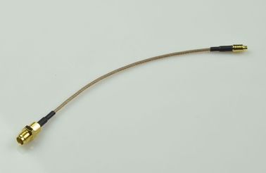China Wireless Industries RF Cable Assembly SMA Female To Straight MMCX RG 178 Cable supplier