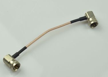 China F Male To F Male RF Cable Assemblies 1GHz Frequency For Communication Equipment supplier
