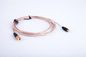 SMA Male To MCX Male Extension RG 178 RF Cable Assembly Custom Made supplier