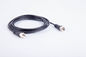 75 OHM F Connector Extension RF Cable Assembly 3C-2V Black 0~1 GHz Frequency supplier