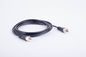 75 OHM F Connector Extension RF Cable Assembly 3C-2V Black 0~1 GHz Frequency supplier