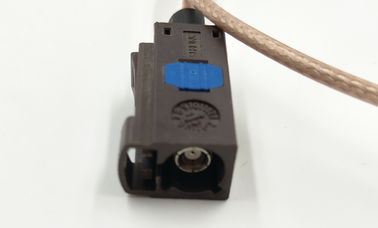 Fakra Connector Code E To Fakra Code F SMB Female RG 178 Cable Rf Cable Assembly supplier