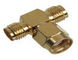 T Type RF Antenna Connector SMA Male To 2 SMA Female Adapter RF Spliter supplier