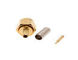 Waterproof SMA RF Coaxial Connectors Connector Male Plug Straight Crimp On Coax Connectors Gold Plated supplier