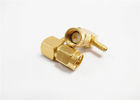 Waterproof SMA RF Coaxial Connectors Connector Male Plug Straight Crimp On Coax Connectors Gold Plated supplier