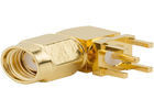RP Reverse SMA RF Coaxial Connectors Right Angle PCB Receptacle for 1.32 mm  Cable supplier