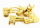 RP Reverse SMA RF Coaxial Connectors Right Angle PCB Receptacle for 1.32 mm  Cable supplier