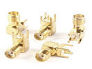 RP Reverse SMA RF Coaxial Connectors Right Angle PCB Receptacle for 1.32 mm  Cable supplier