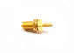 Straight Crimp Type RF Coaxial Connectors , SMA Plug Connector Cable RG 58 RG316 1-6 Ghz supplier