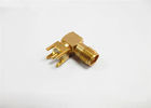 Networking SMA RF Connector , Female PCB Connector with Copper Conductor Material supplier