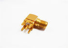 Networking SMA RF Connector , Female PCB Connector with Copper Conductor Material supplier