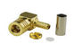 Gold Plated SMB Plug Connector Right Angle 90 Degree Socket Adapter For RG316 Cable supplier
