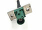 Fakra Connector Assembly Coding E With Metal Mounting Plate RG 178 Cable supplier