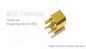 Gold Plated MMCX RF Coaxial Connectors , Straight Edge Mount Jack Female Connector supplier