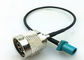 Crimp Straight GR 214 Wireless Satellite To Aerial Connector N Type Male Plug supplier