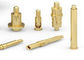 Motorcycle Brass PCB Pogo Pins , Spring Loaded Contact Pins 50 mm Length supplier