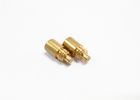 Screw Brass Spring Loaded Pins For PCB Testing Electronic Connector supplier